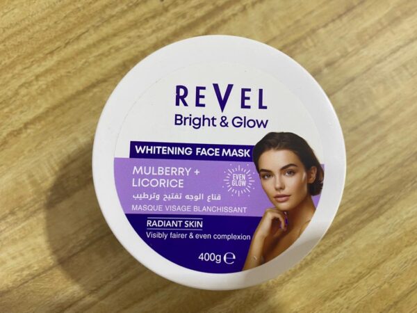 REVEL Bright & Glow – Whitening Face Mask (Mulberry + Licorice)