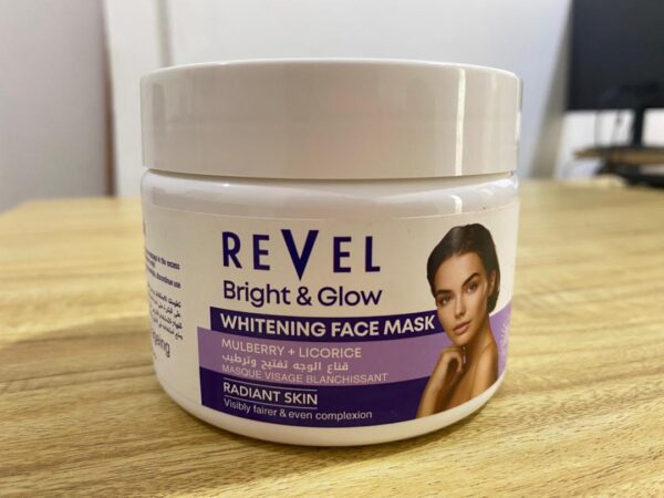 REVEL Bright & Glow – Whitening Face Mask (Mulberry + Licorice)